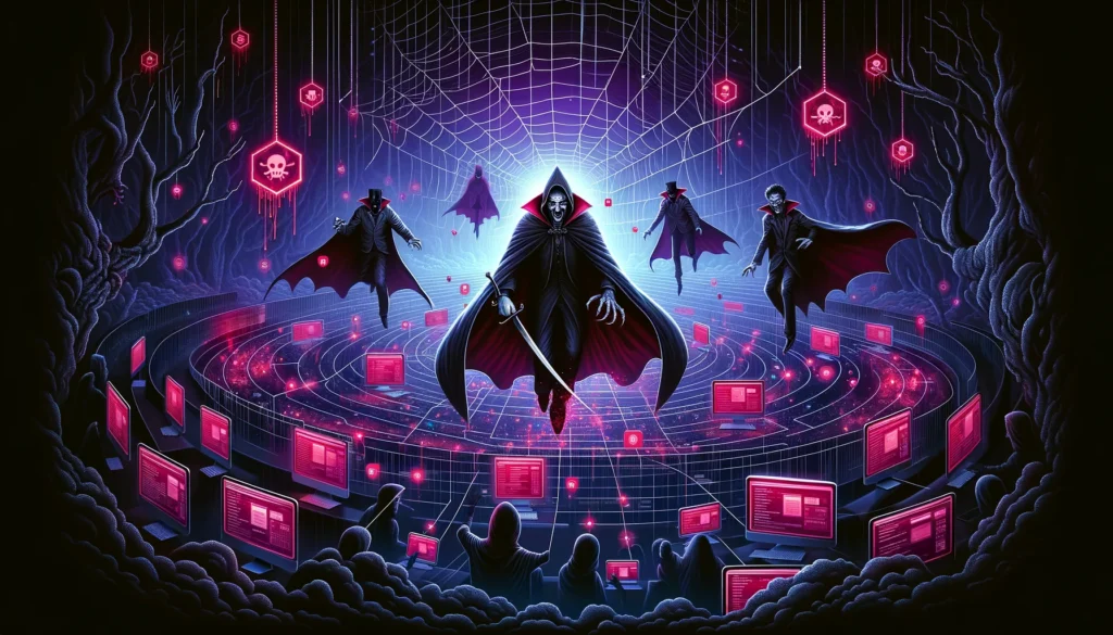 Campagna di phishing Darcula gli hacker usano il tema del vampiro per sottrarre dati alle vittime Campagna di Phishing Darcula: gli hacker affondano i denti nelle vittime