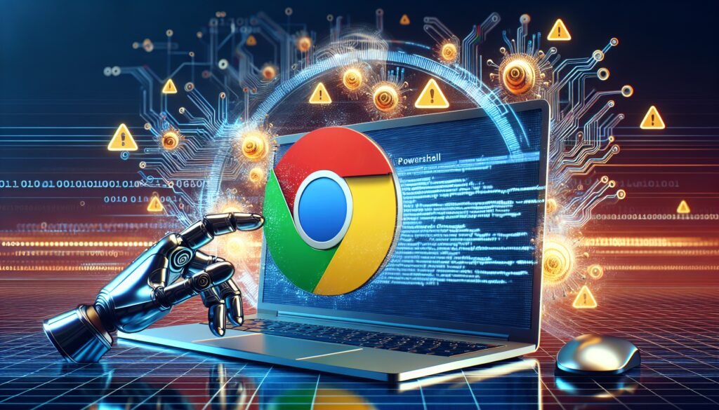 Falsi errori di Google Chrome che ti indurranno a eseguire script PowerShell dannosi