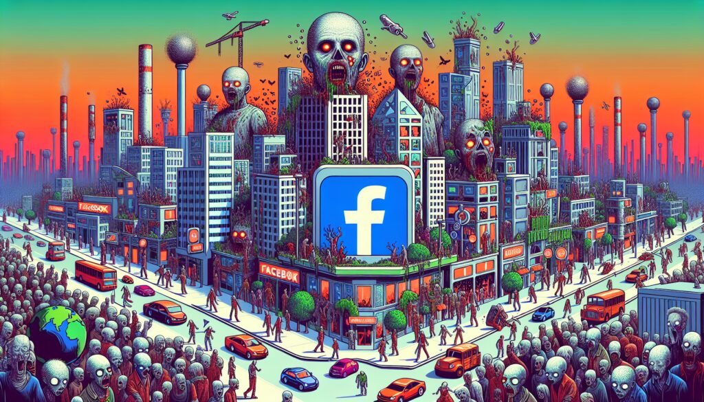 Facebook as the 'Zombie Internet': A Mix of Bots, Humans, and AI