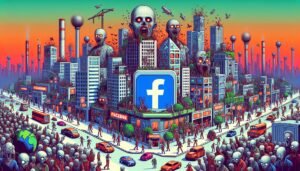 Facebook as the 'Zombie Internet': A Mix of Bots, Humans, and AI