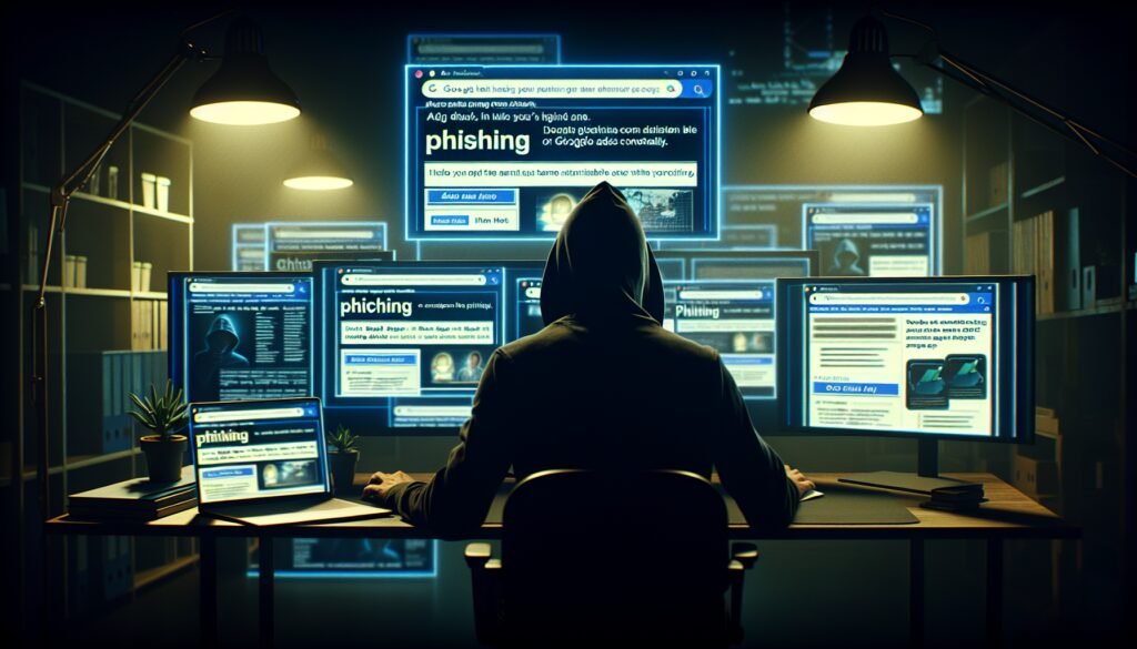 Cybercriminali che utilizzano annunci Google per attacchi phishing