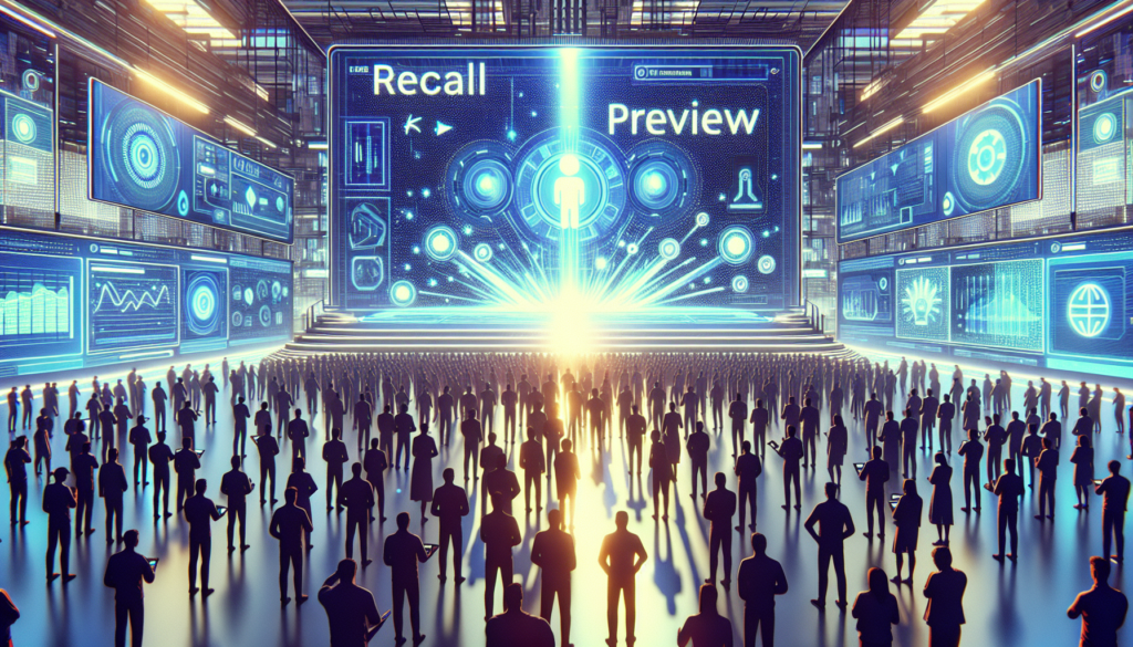 Microsoft rilascia Recall in anteprima per Windows Insiders