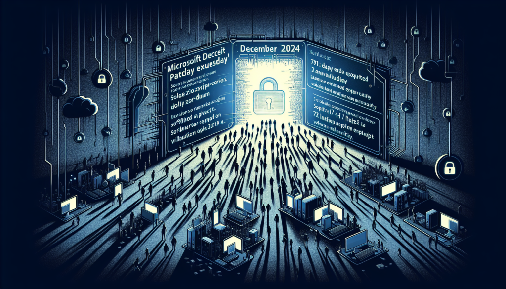 Microsoft Dicembre 2024 Patch Tuesday: 1 Zero-Day Exploited, 71 Vulnerabilità