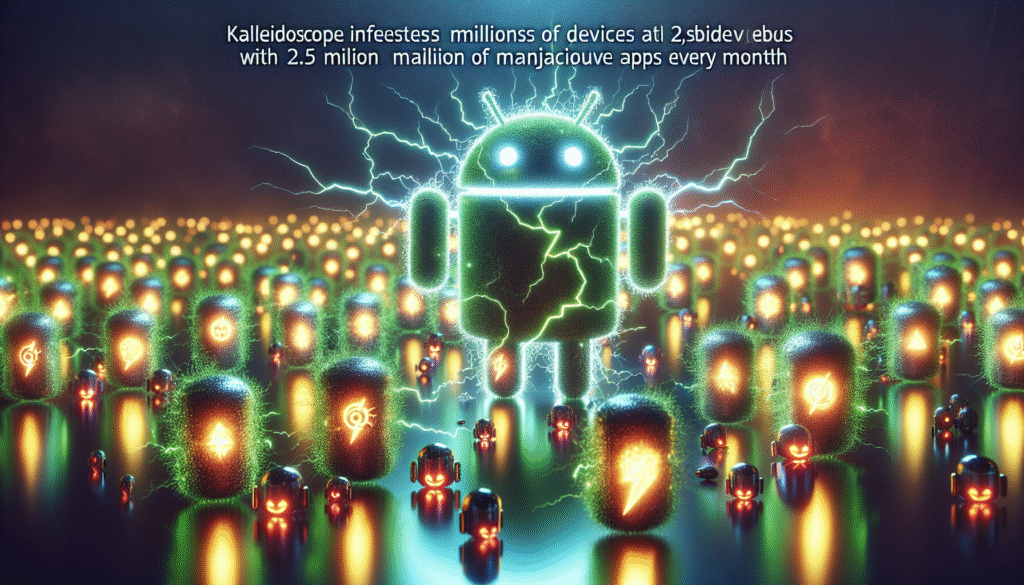 Android sotto assedio: Kaleidoscope infetta milioni di dispositivi con 2,5 milioni di app dannose ogni mese