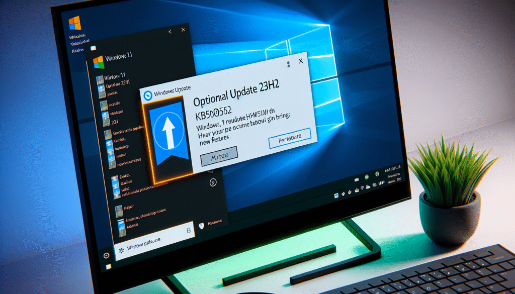 Windows 11 23H2: disponibile l'aggiornamento opzionale KB5058502 con nuove funzionalità