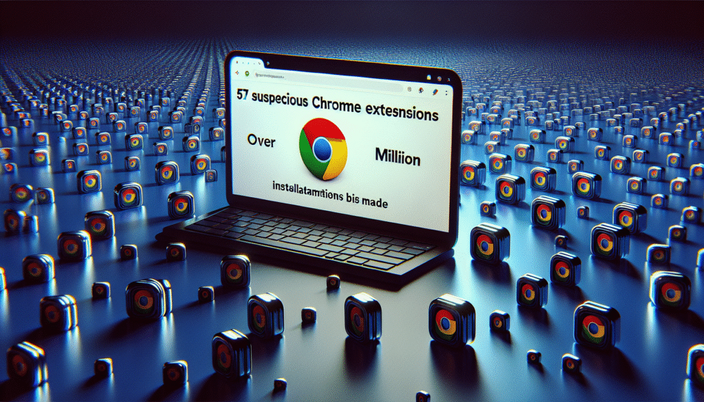 57 estensioni Chrome sospette: oltre sei milioni di installazioni minacciano la sicurezza
