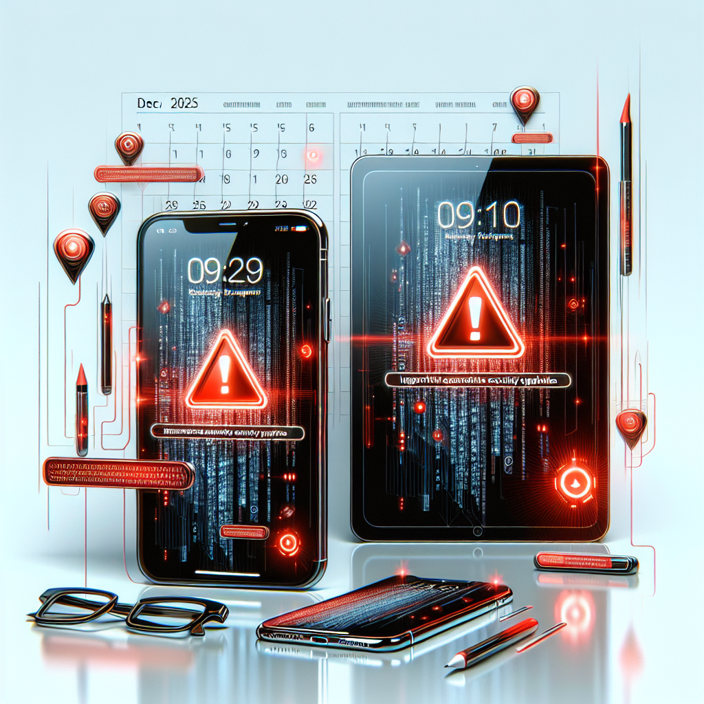 Apple releases critical security updates for iPhone and iPad in December 2025