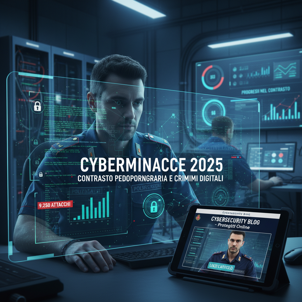 Polizia postale e cyberminacce nel 2025: 9.250 attacchi e risultati chiave