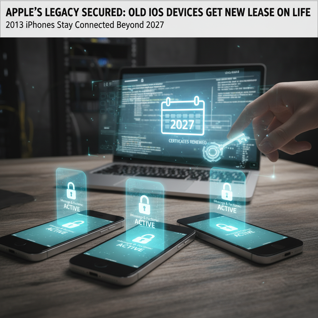 Apple rinnova certificati per vecchie versioni iOS: iMessage e FaceTime restano attivi