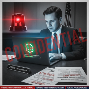 Il capo della cybersecurity USA carica documenti sensibili su ChatGPT: scandalo sicurezza