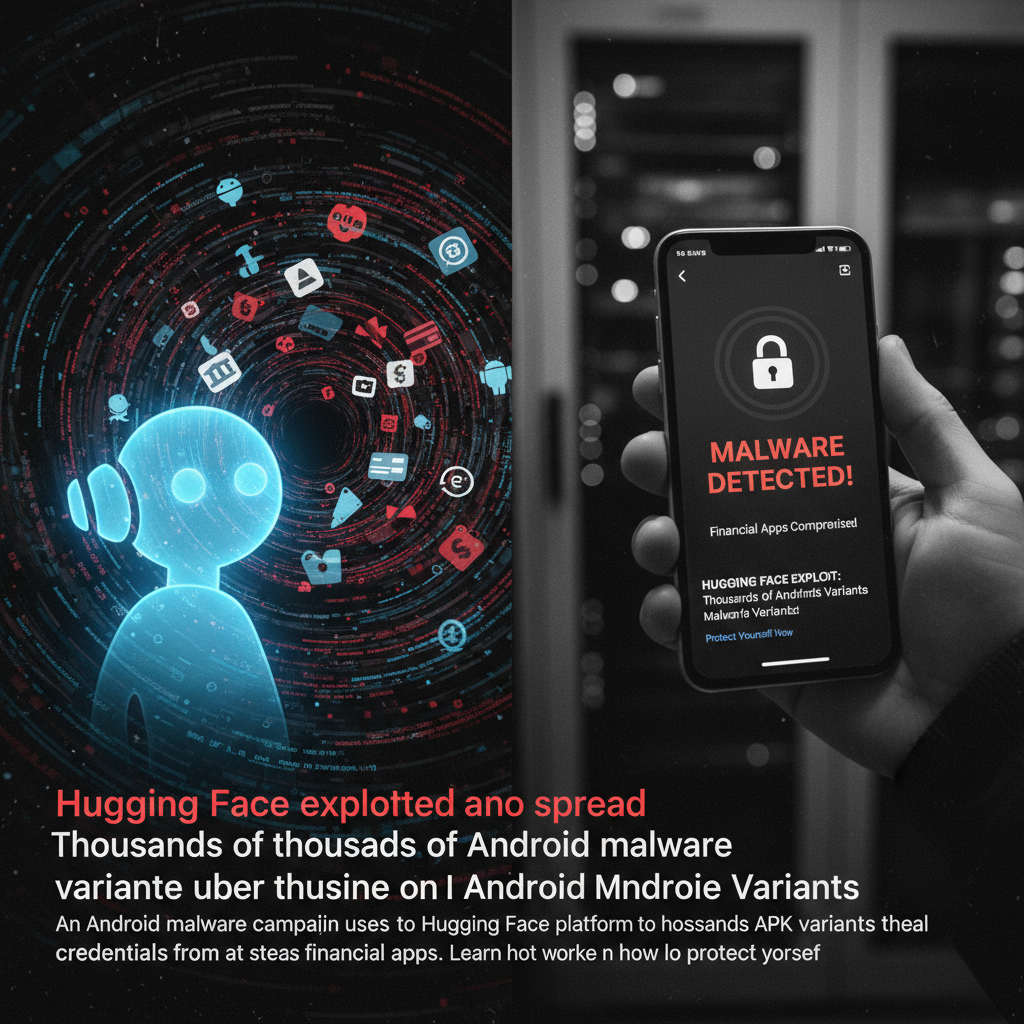 Hugging Face sfruttata per diffondere migliaia di varianti di malware Android