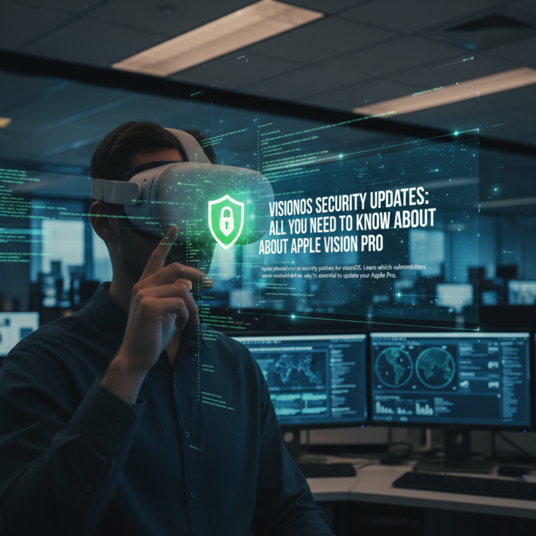 Aggiornamenti di sicurezza visionOS: tutto quello che devi sapere su Apple Vision Pro