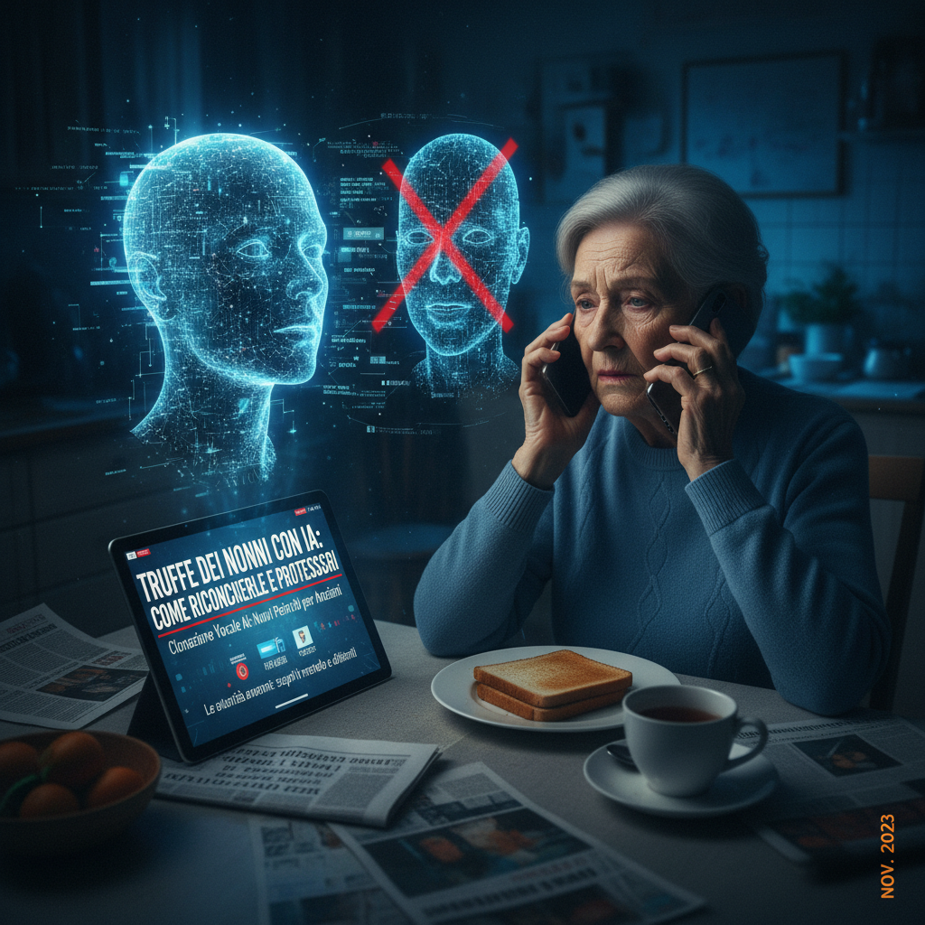 Truffe dei nonni con intelligenza artificiale: come riconoscerle e proteggersi