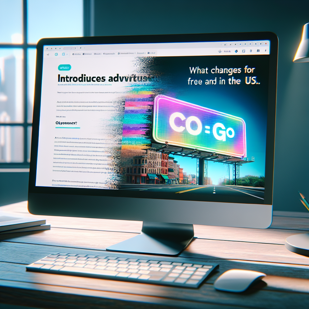 ChatGPT Introduce le Pubblicità: Cosa Cambia per Utenti Gratuiti e Go negli USA