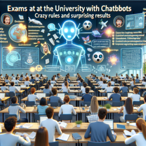 Esami universitari innovativi: laptop, internet e chatbot come alleati 1 Esami all'Università con i Chatbot: Regole Folli e Risultati Sorprendenti
