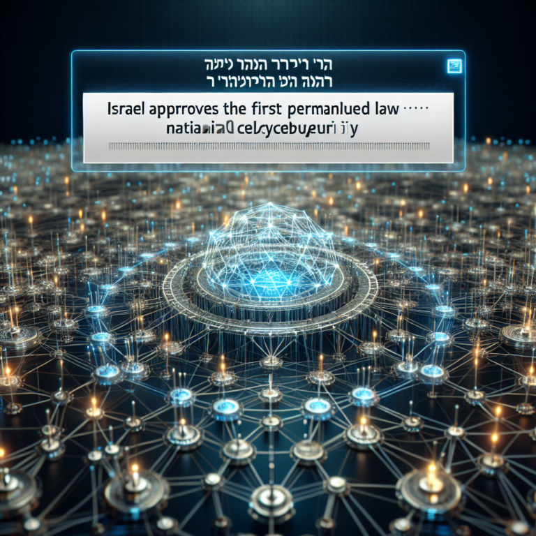 Israele approva la prima legge permanente sulla cybersicurezza nazionale