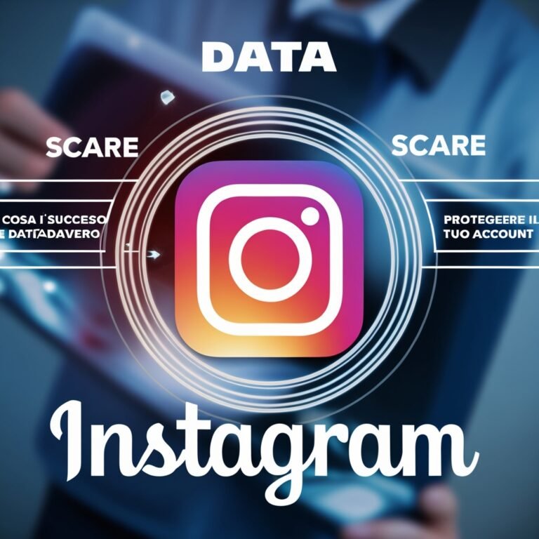 Data scare su Instagram: cosa è successo davvero e come proteggere il tuo account