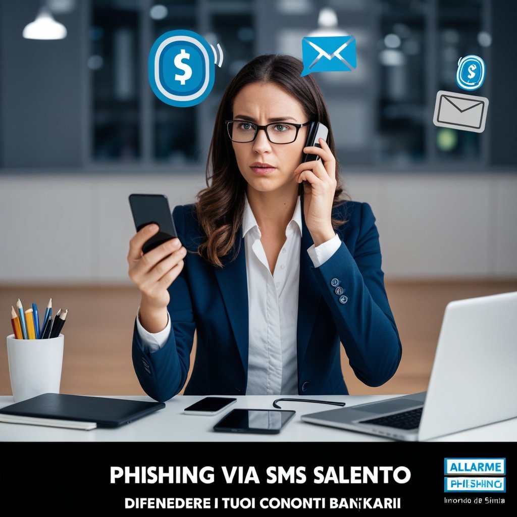 Allarme phishing via sms nel Salento: come difendere i tuoi conti bancari