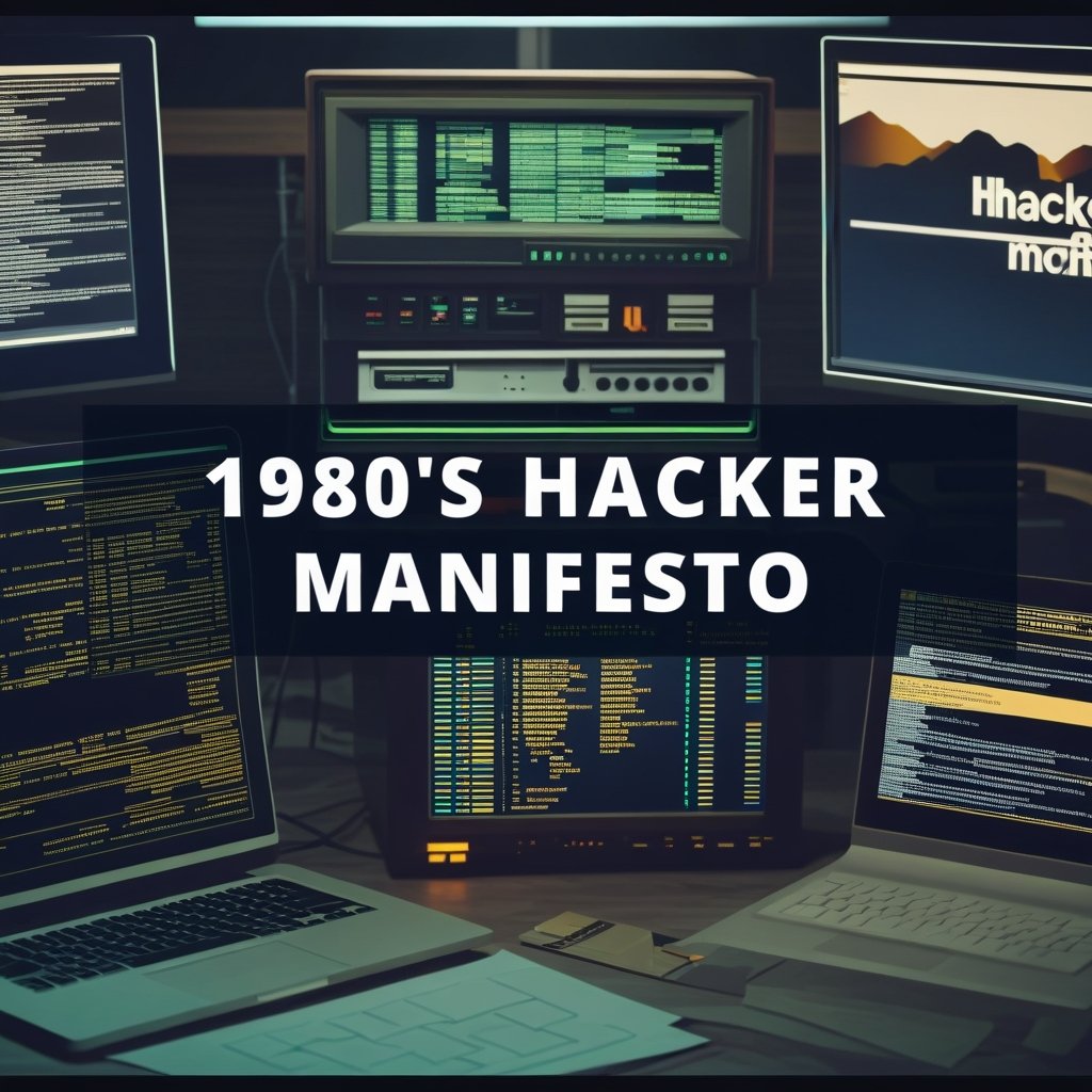 1980s Hacker Manifesto