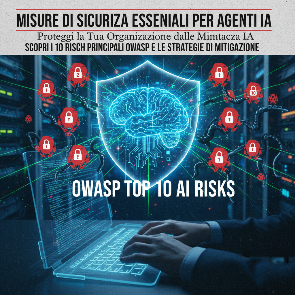 Misure di sicurezza essenziali per agenti IA: i 10 rischi principali OWASP