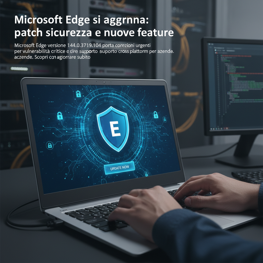 Microsoft Edge si aggiorna: patch sicurezza e nuove feature