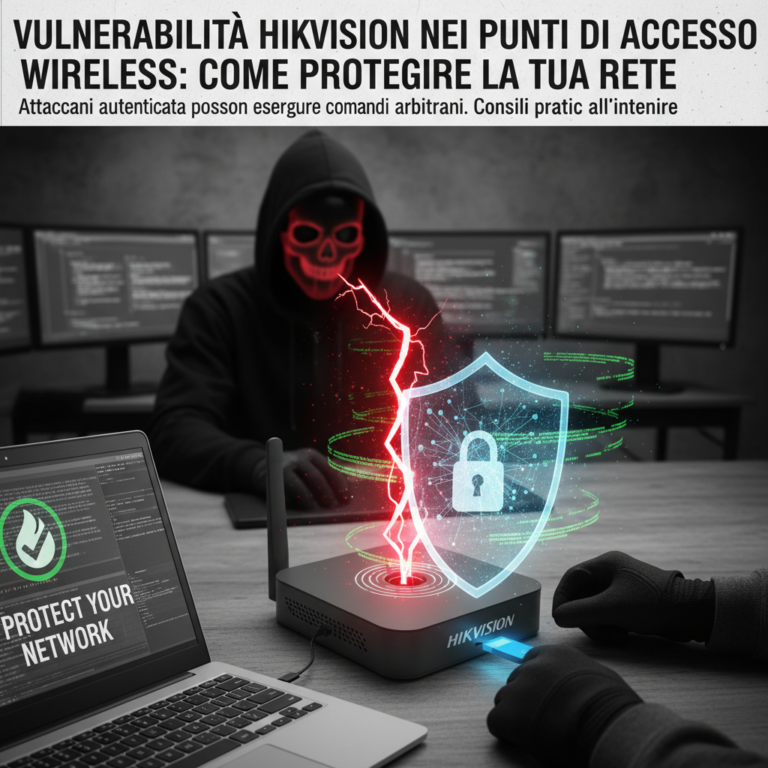 Vulnerabilità Hikvision nei punti di accesso wireless: come proteggere la tua rete