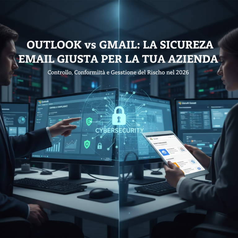 Outlook vs Gmail: la sicurezza email giusta per la tua azienda