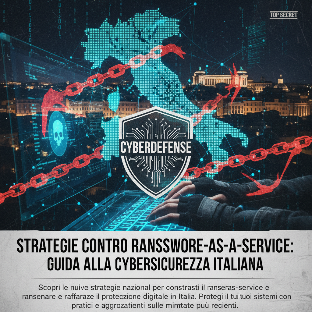 Strategie contro ransomware-as-a-service: guida alla cybersicurezza italiana