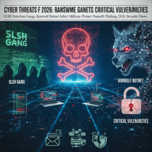 Minacce informatiche del 2026: gang ransomware, botnet e vulnerabilità critiche