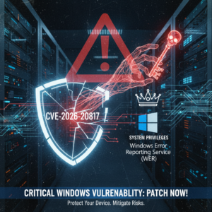 CVE-2026-20817: La vulnerabilità del servizio di segnalazione errori Windows che consente l'escalation dei privilegi