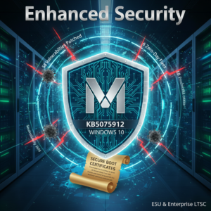 Microsoft rilascia l’aggiornamento KB5075912 per Windows 10: sicurezza potenziata