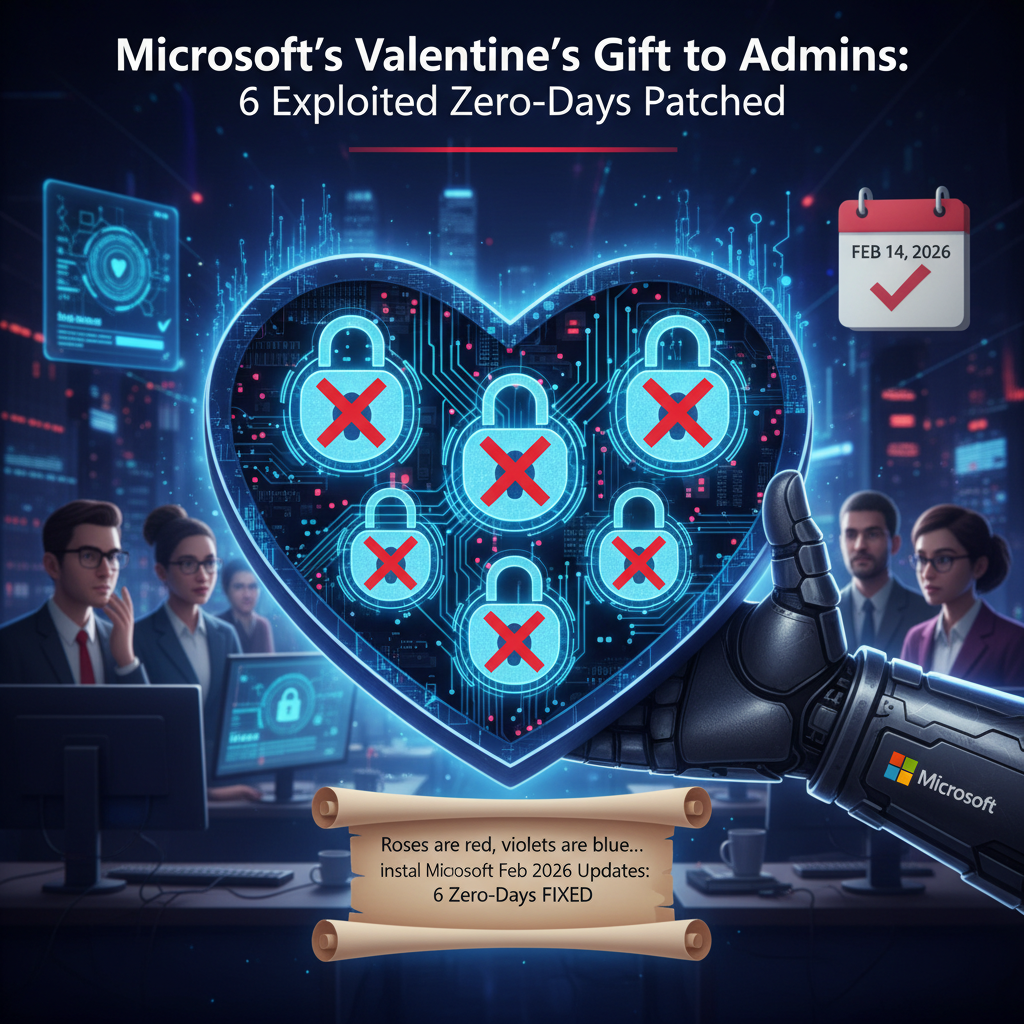 Regalo di San Valentino di Microsoft agli amministratori: corretti 6 zero-day sfruttati