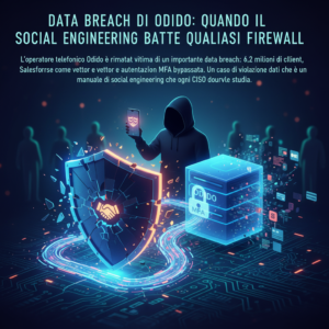 Data breach di Odido: quando il social engineering batte qualsiasi firewall 1 Data breach di Odido: quando il social engineering batte qualsiasi firewall
