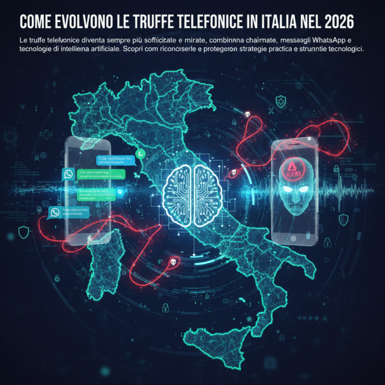 Come evolvono le truffe telefoniche in Italia nel 2026 6 Come evolvono le truffe telefoniche in Italia nel 2026