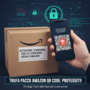 Home 6 Attenzione alla truffa del pacco Amazon con QR code: come proteggersi