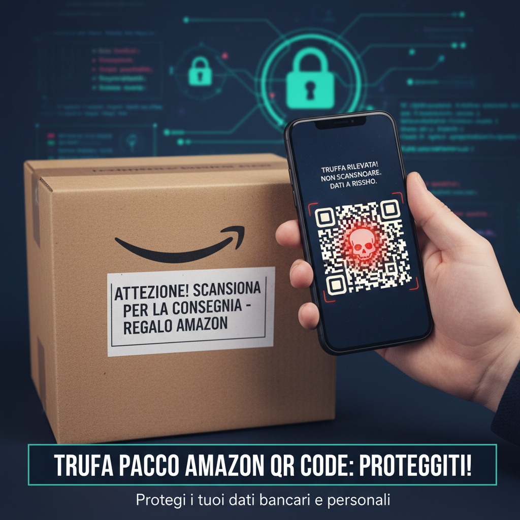 Attenzione alla truffa del pacco Amazon con QR code: come proteggersi 2 Attenzione alla truffa del pacco Amazon con QR code: come proteggersi