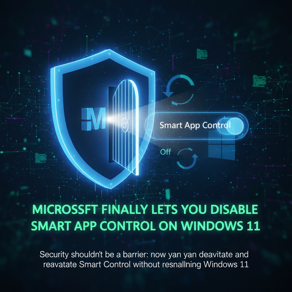 Microsoft permette finalmente di disattivare Smart App Control su Windows 11