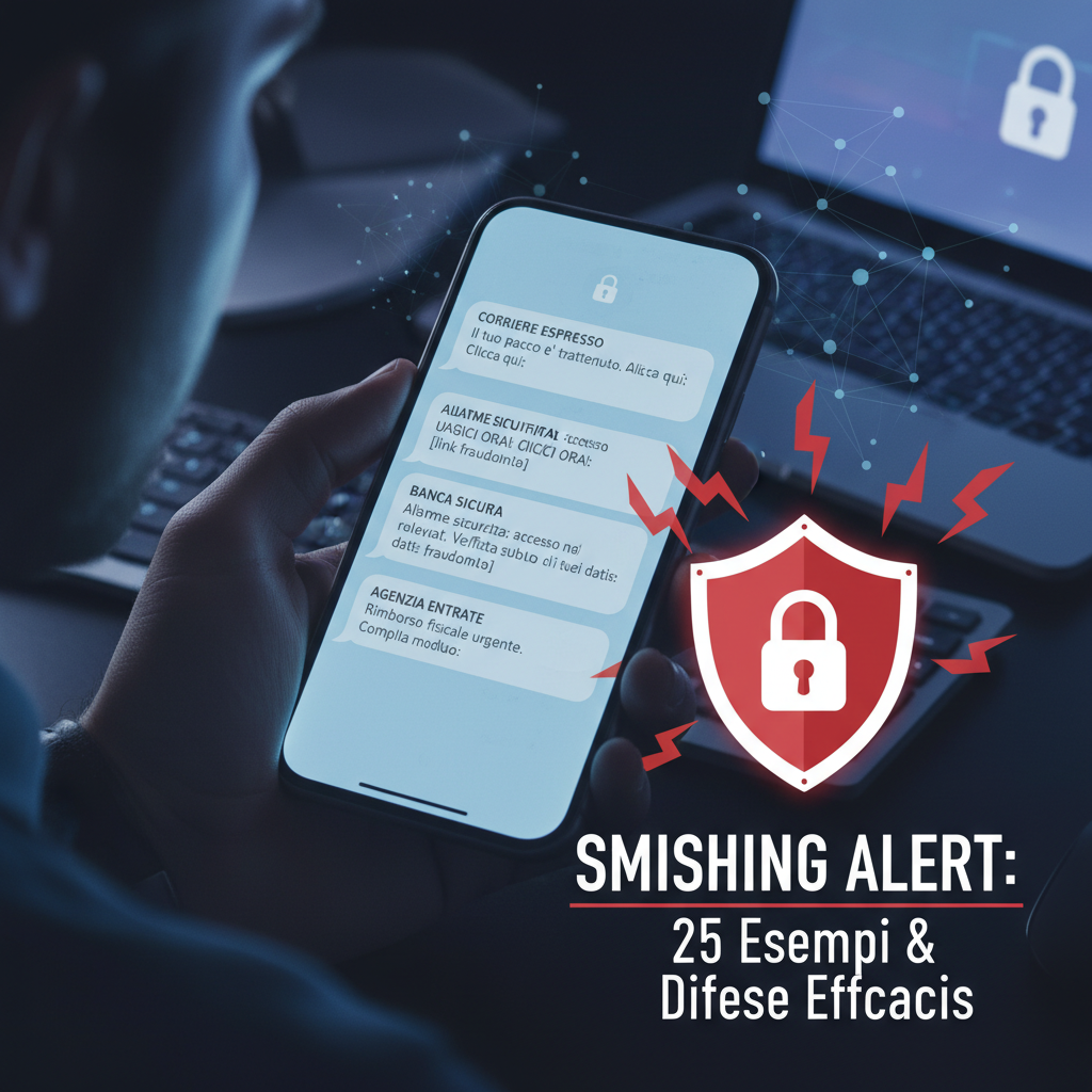 Attenti agli sms truffa: 25 esempi reali e difese efficaci