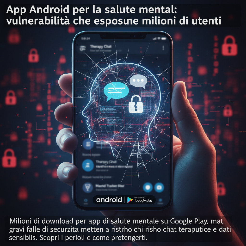 App Android per la salute mentale: vulnerabilità che espongono milioni di utenti 2 App Android per la salute mentale: vulnerabilità che espongono milioni di utenti