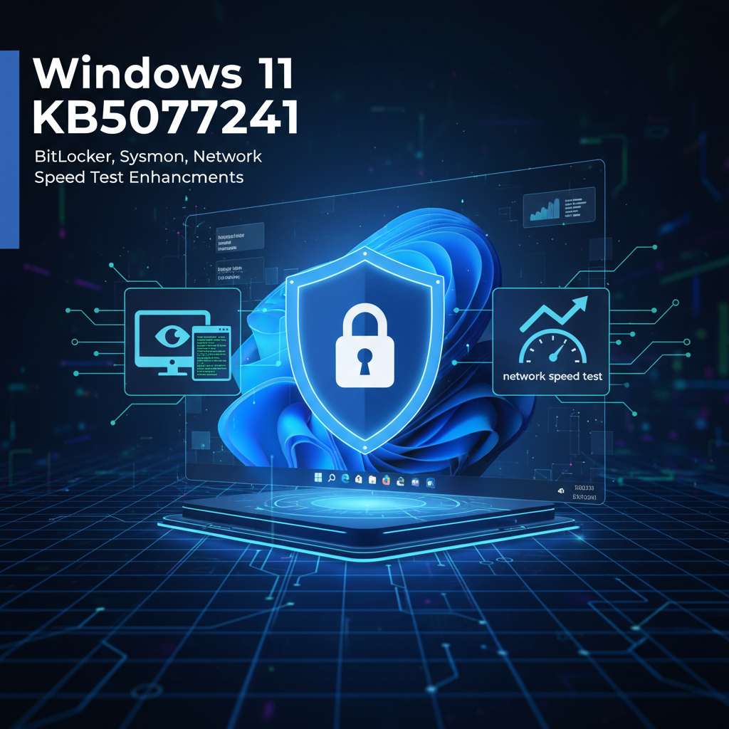 Windows 11 KB5077241: miglioramenti a BitLocker, Sysmon e test velocità rete 2 Windows 11 KB5077241: miglioramenti a BitLocker, Sysmon e test velocità rete