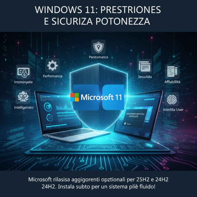 Microsoft rilascia aggiornamenti opzionali per Windows 11 25H2 e 24H2: prestazioni e affidabilità migliorate 6 Microsoft rilascia aggiornamenti opzionali per Windows 11 25H2 e 24H2: prestazioni e affidabilità migliorate