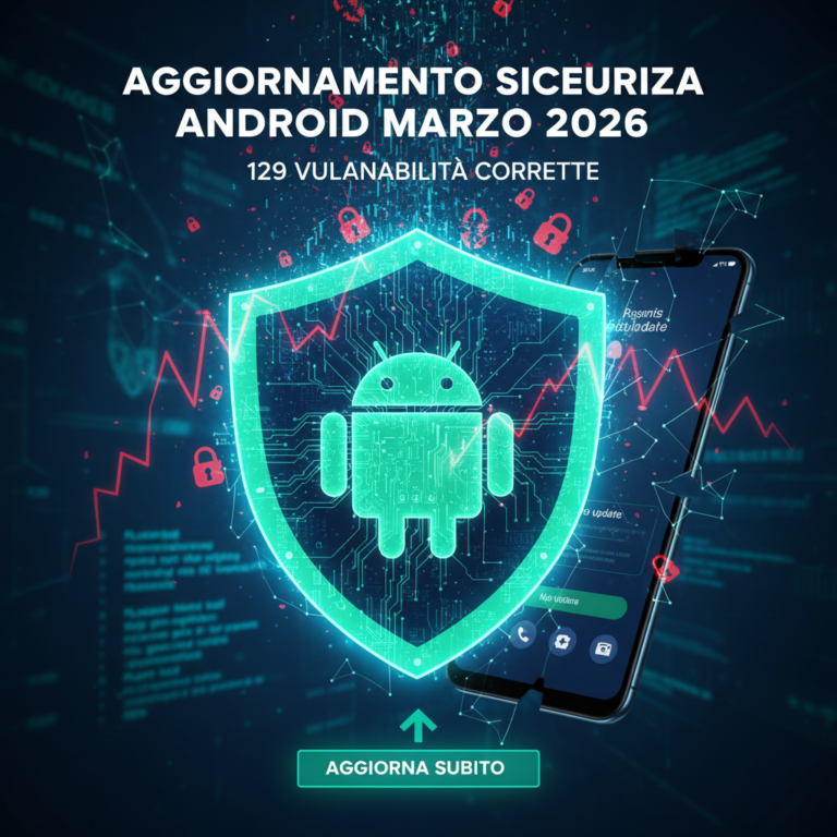 Aggiornamento sicurezza Android marzo 2026 corregge 129 vulnerabilità 4 Aggiornamento sicurezza Android marzo 2026 corregge 129 vulnerabilità