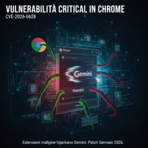 Una vulnerabilità in Chrome consente alle estensioni maligne di escalare i privilegi tramite il pannello Gemini