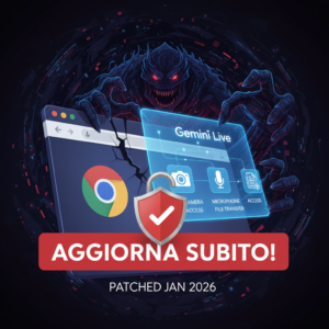 Vulnerabilità Chrome: estensioni malevole rubano camera, microfono e file di Gemini 9 Vulnerabilità Chrome: estensioni malevole rubano camera, microfono e file di Gemini