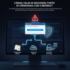 La email falsa di DocuSign che ruba credenziali con tre redirect 4 La email falsa di DocuSign che ruba credenziali con tre redirect