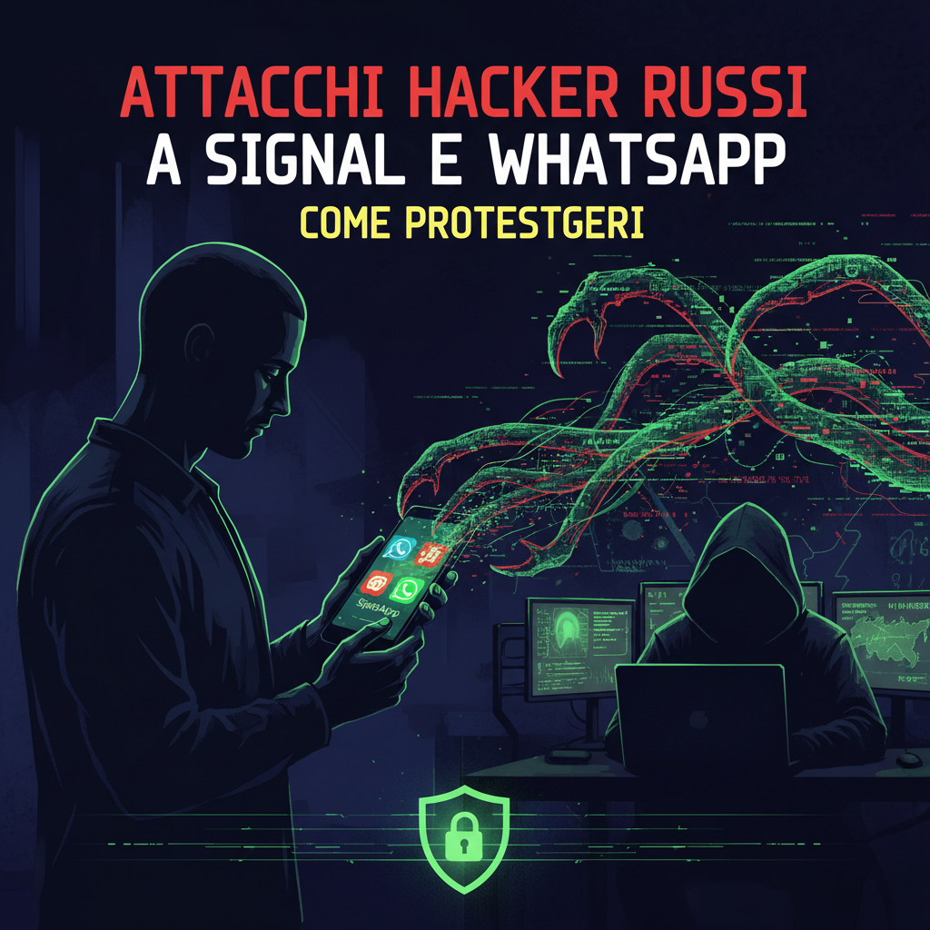 Attacchi hacker russi a Signal e WhatsApp: come proteggersi