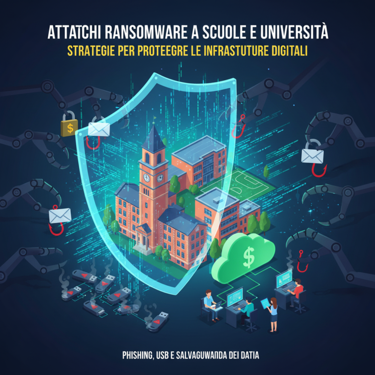 Attacchi ransomware a scuole e università: strategie per proteggere le infrastrutture digitali