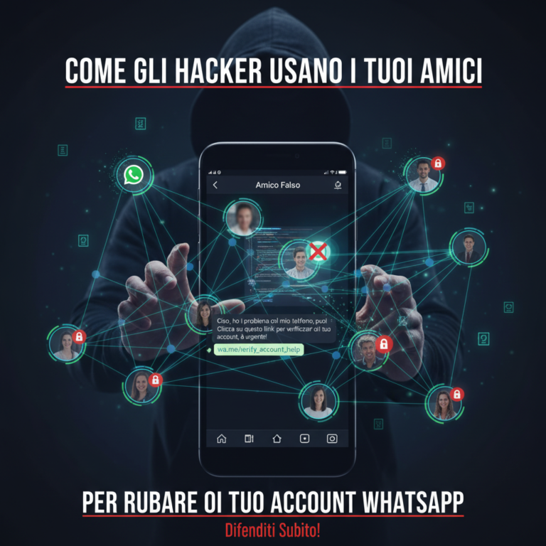 Come gli hacker usano i tuoi amici per rubare il tuo account WhatsApp