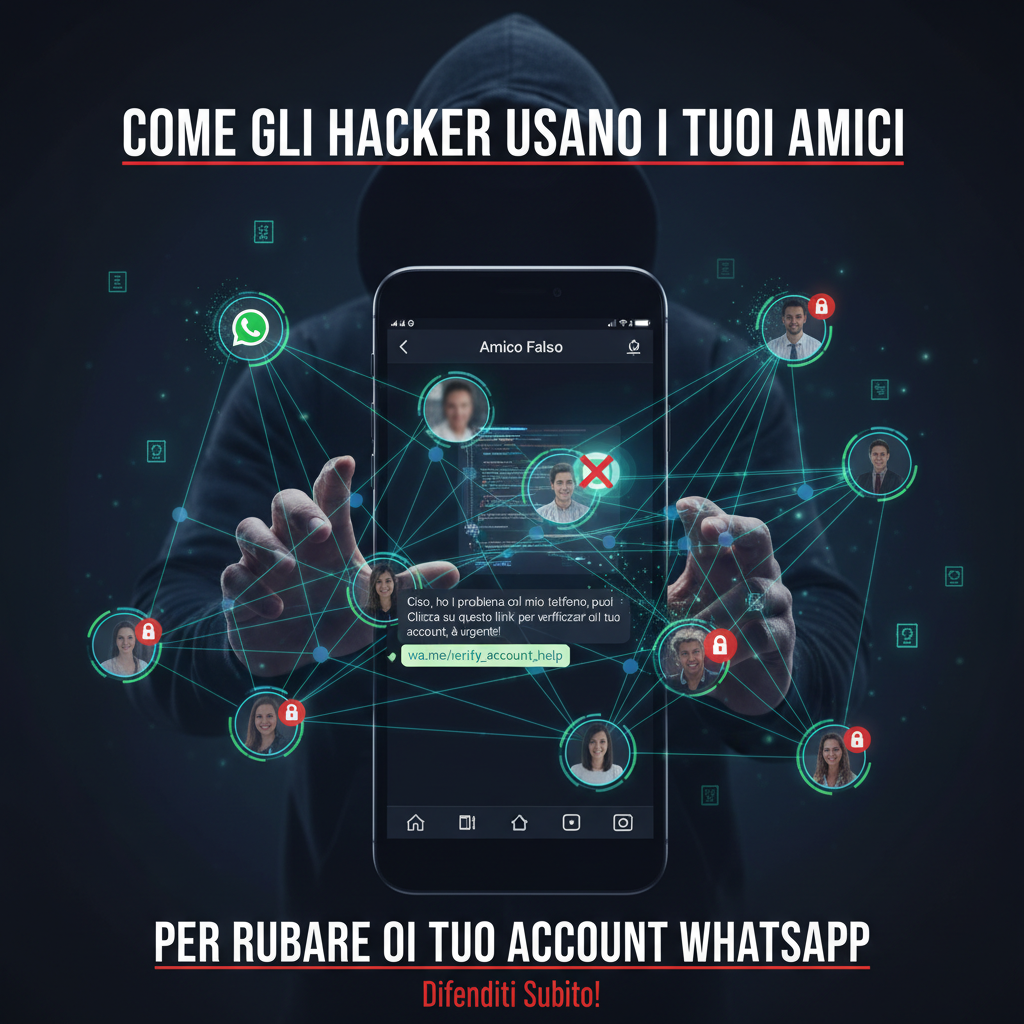 Come gli hacker usano i tuoi amici per rubare il tuo account WhatsApp