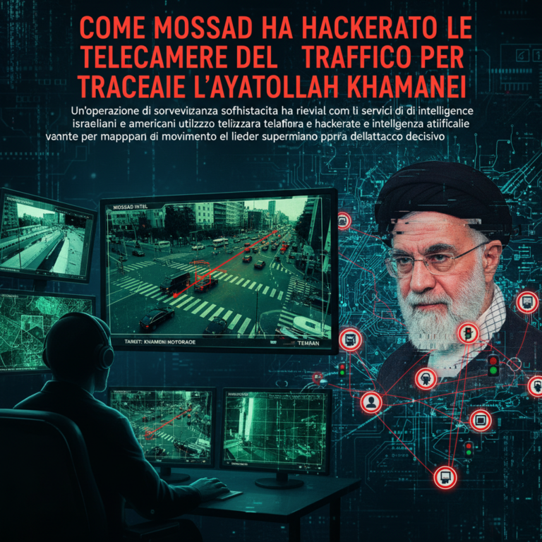 Come Mossad ha hackerato le telecamere del traffico per tracciare l'Ayatollah Khamenei